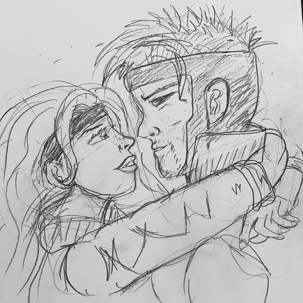 Here is Rogue and Gambit.

#drawingartwork #rogueandgambit #xmenfanart #comicbookart #makingarteveryday