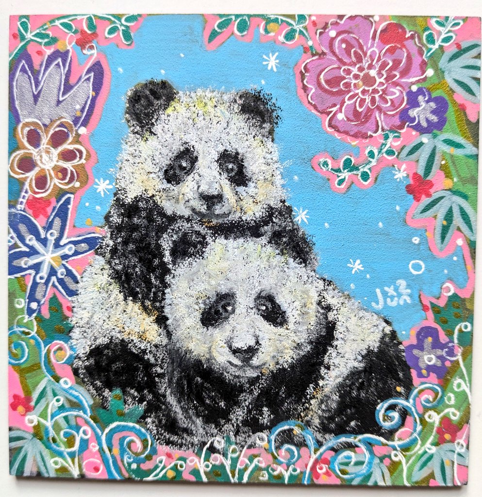 双子のパンダちゃんたち 今までありがとう✨ 遠く離れてしまったけれど