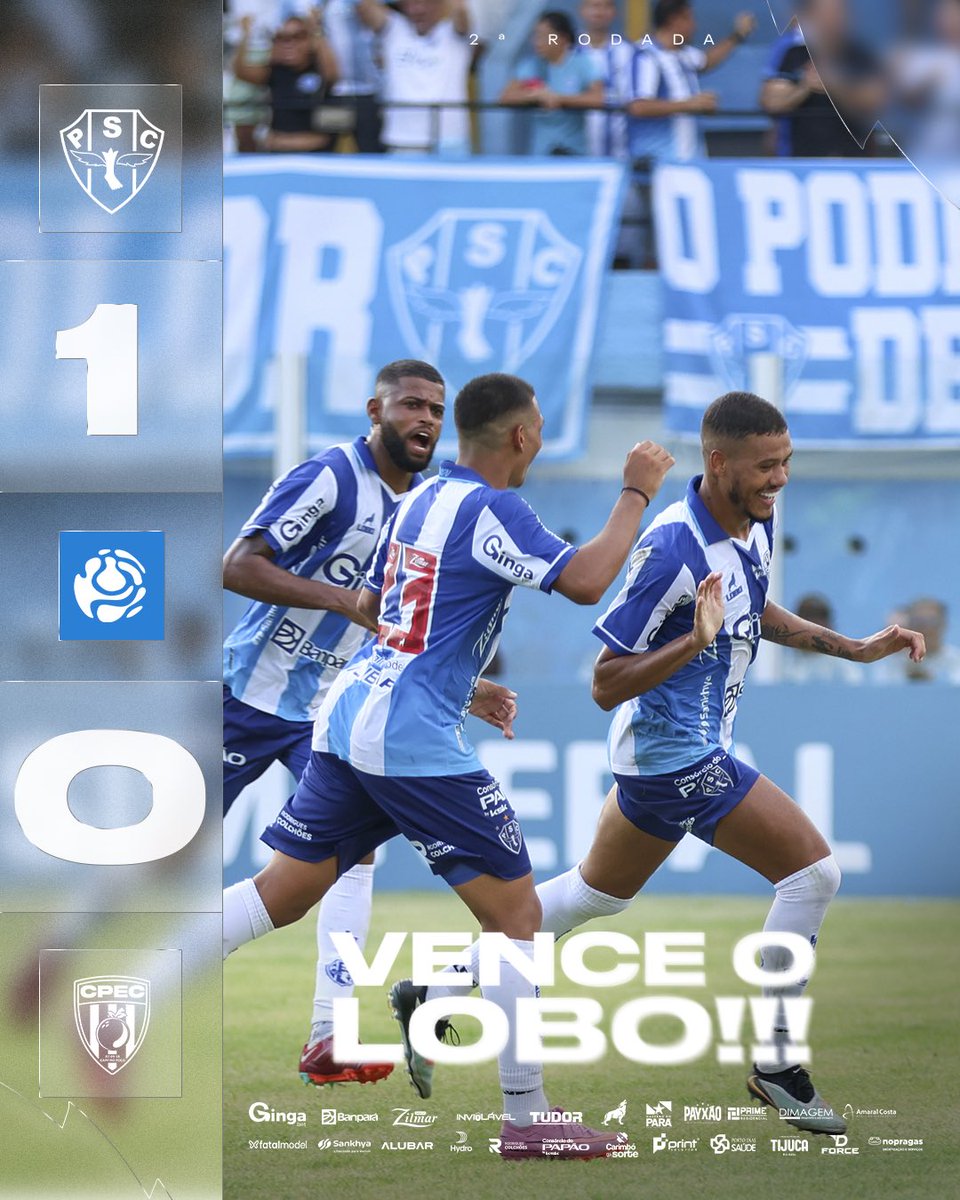 FIIIIIIIIIIMMMM DEEEEEE  JOOOOOOGOOOOO!!!!! VENCEEEEEEEEEE O LOBOOOOOOOOOOOOOO 🐺💙

🏆 Campeonato Paraense - 2ª rodada
🆚 Paysandu 1x0 Capitão Poço 
⚽️ Kleiton Pego 

#VamosPaysandu