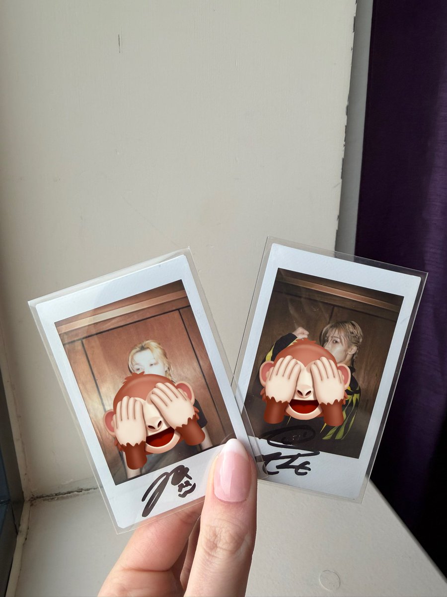 staff were feeling extra generous with me 🙂‍↕️ seob and shota polaroids LETS GOOOOOOO #P1HarmonyinLondon