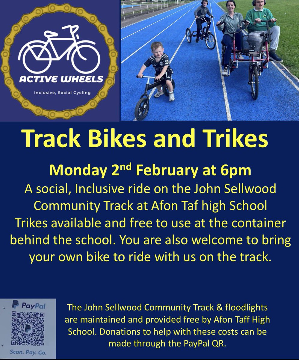 Active wheels Inclusive Social cycling tweet media