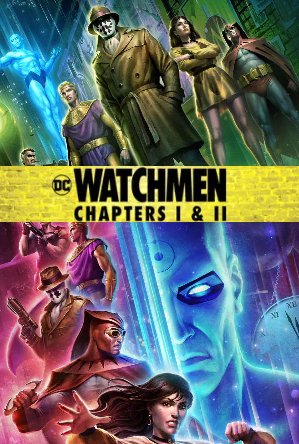 BDrake80's tweet photo. #Watchmen animated movies were an adaptation from the comic, almost page by page from the whole comic. ANd it captures the comic really well, although eliminates some scenes or changes others that might change the impact the comic had. 
7.5
@Gree73331Naquan @Michael22748691 https://t.co/Jn0z3AKM7z