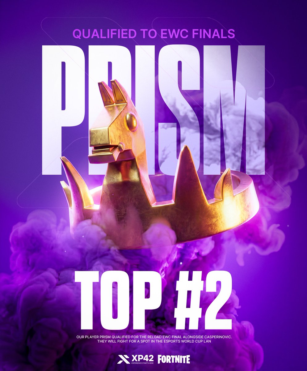 PRISM QUALIFIES FOR THE EWC RELOAD FINALS 🔥 

TOP 2. BIG STAGE NEXT. 👑
