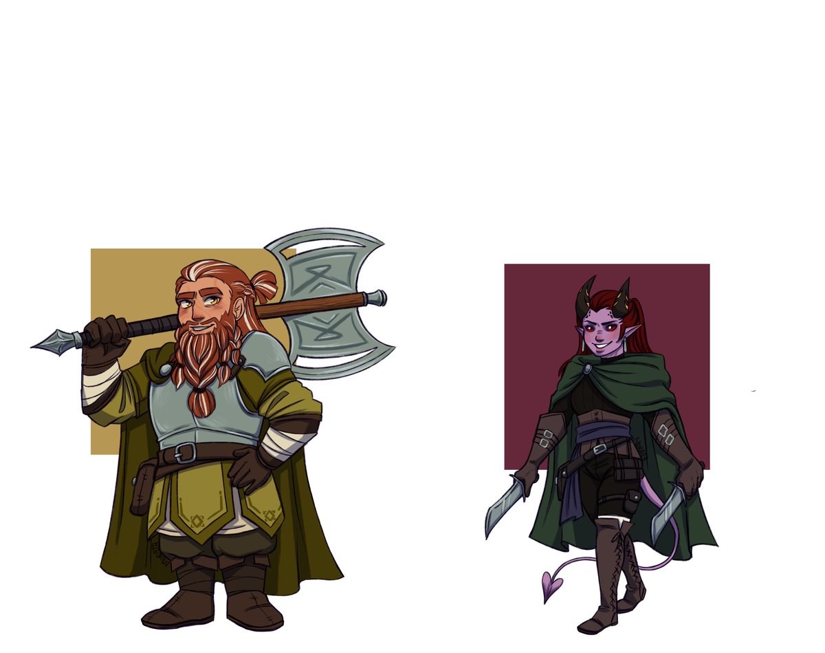 “ a wizard, a cleric, a rouge and a dwarf enter a tavern “

My take on the d&amp;d giggs characters 
#giggsdnd #giggsfanart