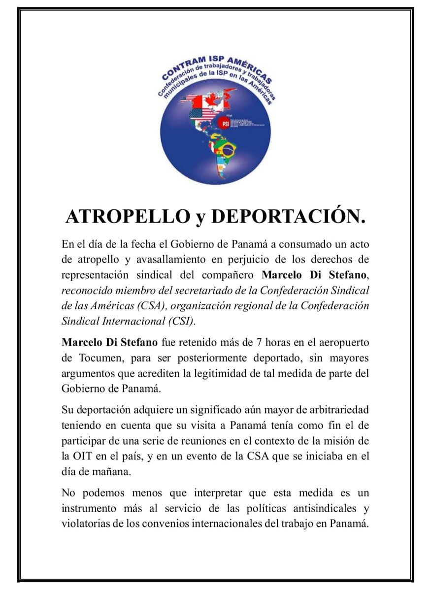 CONTRAM ISP AMÉRICAS tweet media