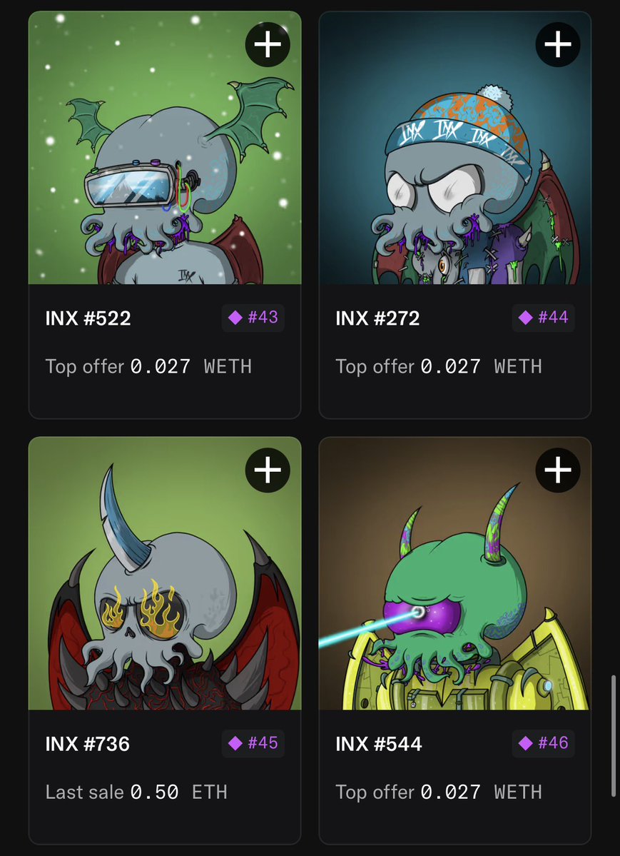 🦑🔥 INX MINT OUT CAMPAIGN

1000 Mint passes = 27.5 ETH buying power FULLY DEDICATED TO BUYING $STREET when fully minted out

That’s right .0275 from every mint will go directly to the $STREET VAULT (mint details to come)

YES we have Another INJECTION of fuel to the $STREET