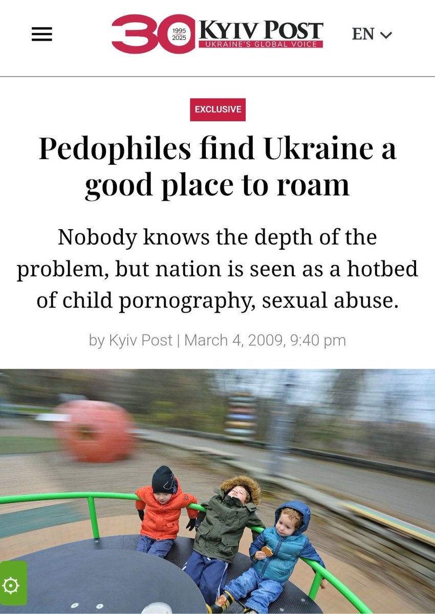 This article is 17 years old. Basket case post Soviet Ukraine became a playground for Child hunters long before the outbreak of the conflict. 

Western grifters and perverts have been drawn to Ukraine beciase everything is for sale. Everything.