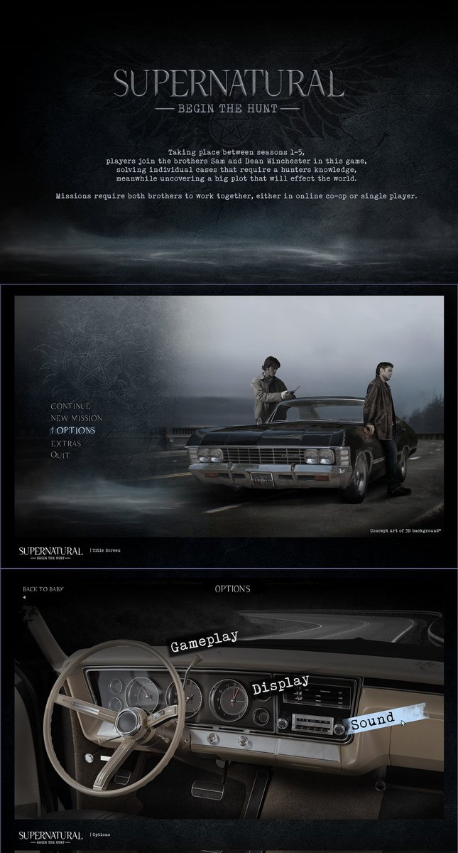 MISSYOUDEAN's tweet image. a supernatural game one day looking like this would have been so damn cool, i'm sure if jensen ever got to see this he'd be interested #spnnorfolk