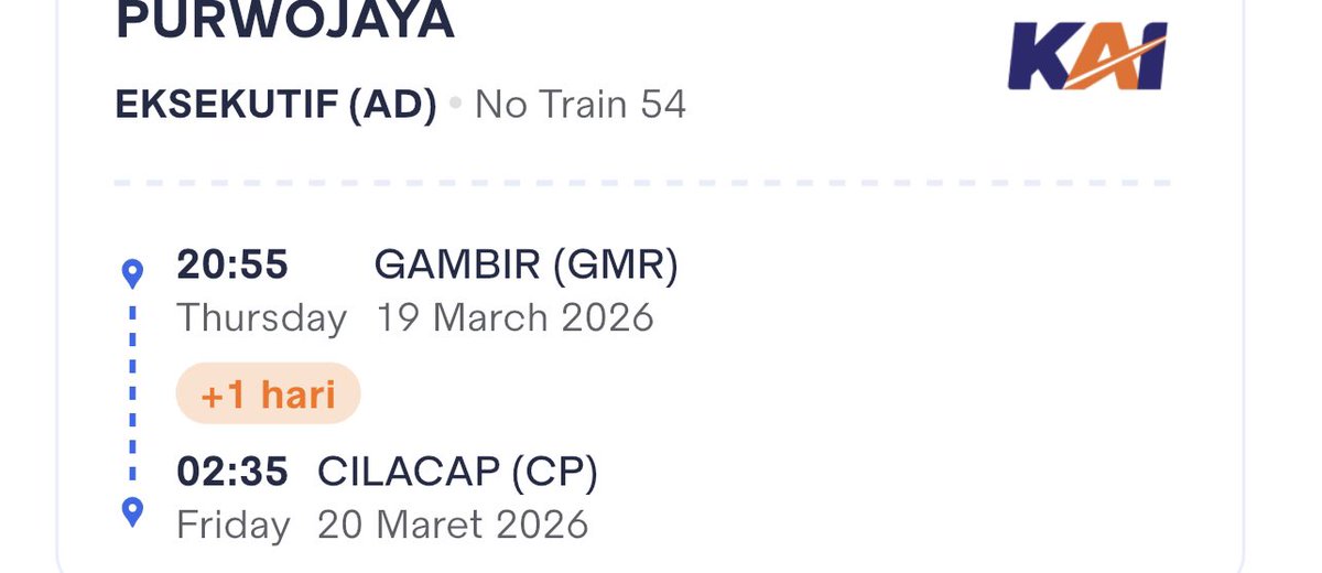 ayupusrini's tweet photo. @KAI121 Setelah 3 hari begadang war Tiket
31 jan 26 = karna menunggu antrian almost 10 min, dan akhirnya zonk;
01 feb 26 = pilih kereta tgl 19 mar 26 udah masuk antrian, dapet kereta tapi gagal karna kelamaan milih tempat duduk;
02 feb 26= udah hopeless, tp ternyata masih rejeki, dpt jg https://t.co/gJqFkxjpvS