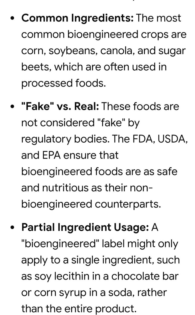 hmmm let's try posting again.  here is a pic of AI definition of engineered food.  it's not all fake food.
