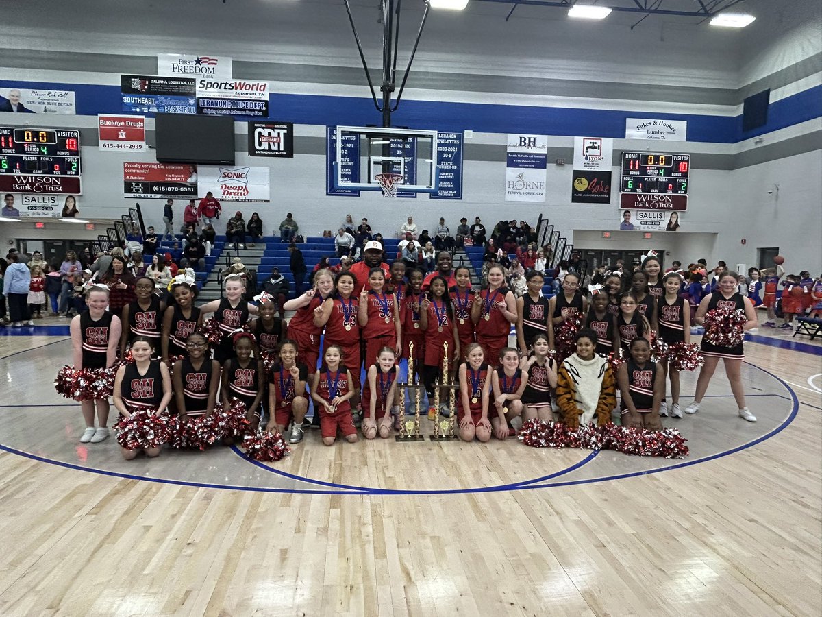 SHEtigertales's tweet photo. WE ARE THE CHAMPIONS 🏆  
•
You're looking at the 2025-2026 Blue League Basketball CHAMPIONS!! We are so proud of our Lady Tigers!! This win is so deserved!! ❤️🐯
•
We're also so proud of our boys basketball team! They claimed a Final 4 spot! 🏀
#SHEtales https://t.co/rqsr6jlJpy