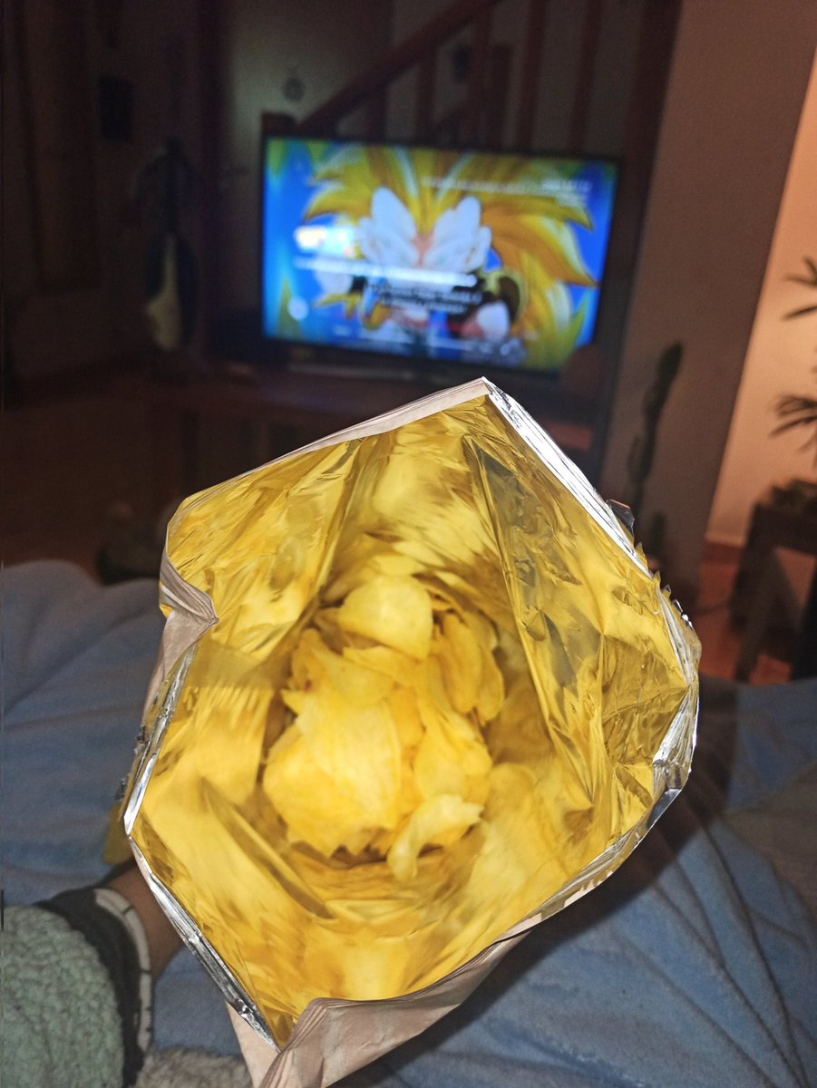 Ah sí, las papas como a mi gustan, con extra de aire. Delicioso.