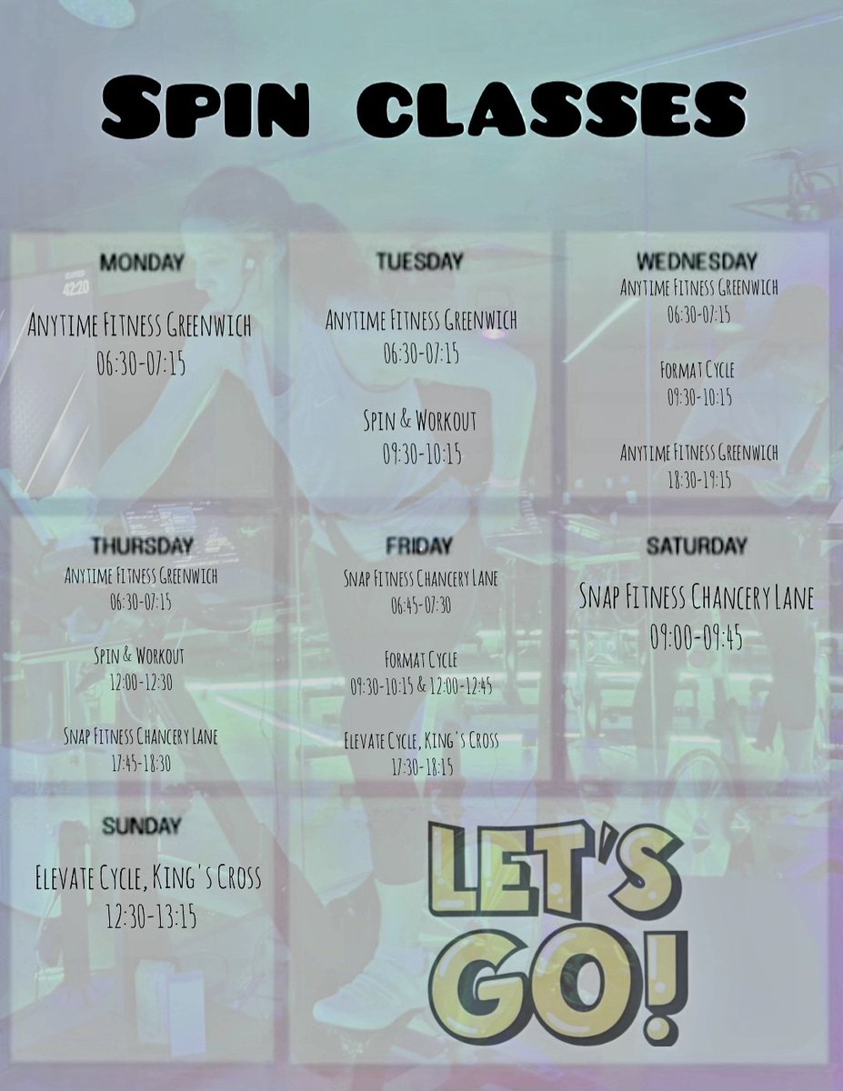 CharlieB121's tweet image. My current teaching schedule for the week. Come and join me for a spin class. It's going to be a great week. #Ride #SpinClass #Fitness