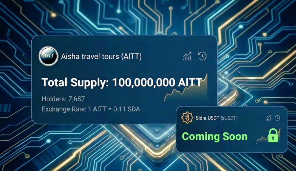 🏁#AITT: Fully Ready for Launch! 💎
​✅ Whitepaper: Finalized
​As Sidra Chain prepares for its upcoming update, this is your last chance to secure $AITT before the next big move. ⏳
​The future is set. Don’t miss out! 🌐🚀
​#AITT #SidraChain #SidraBank #Crypto #Web3 #LastChance