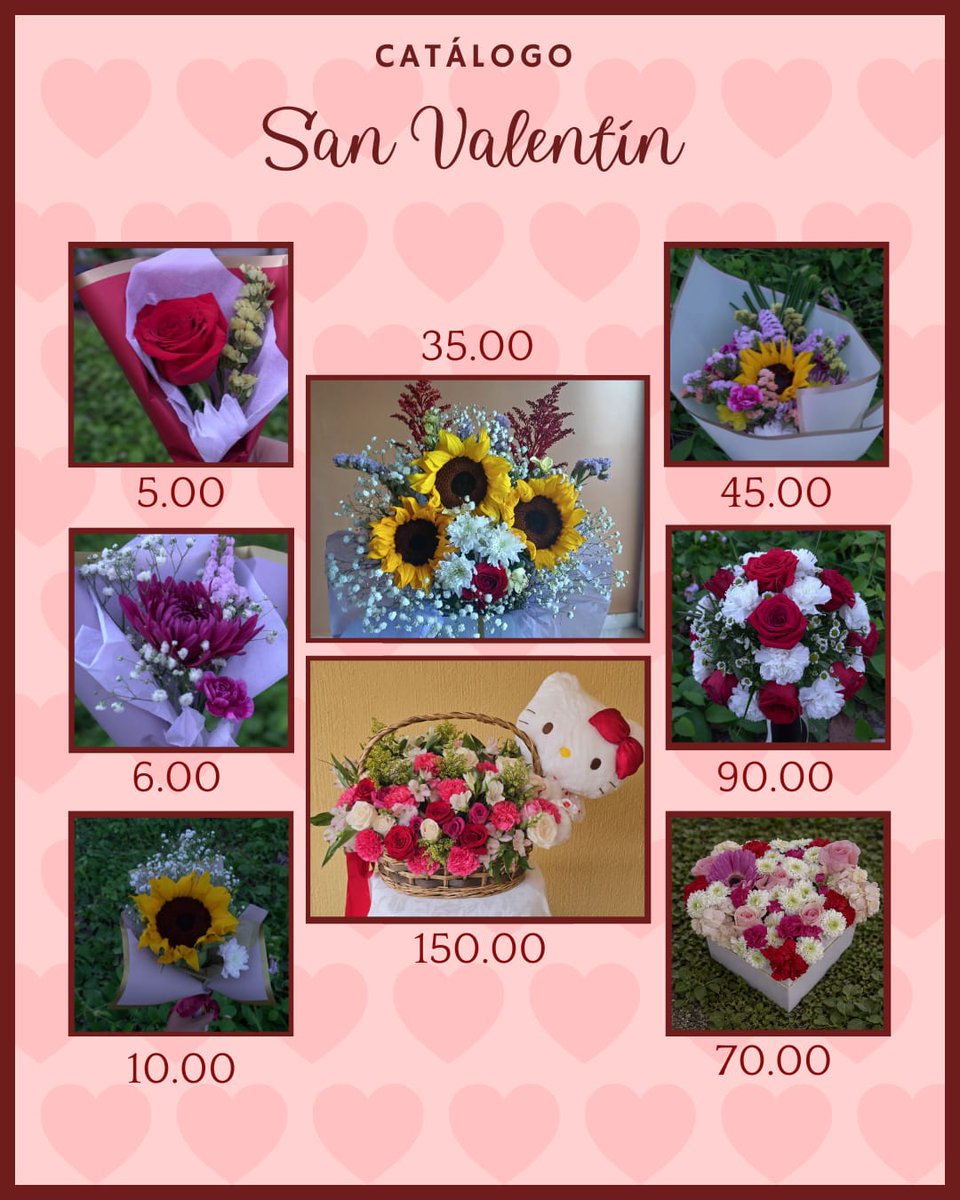 Mi niña florista sacó su volante de #SanValentin