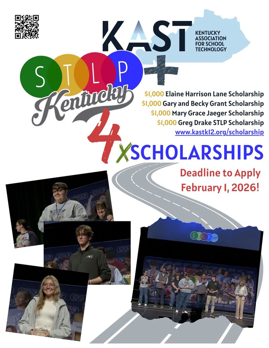 kastk12's tweet photo. High School Seniors! TIME IS RUNNING OUT!
Four $1,000 STLP Scholarships are up for grabs! 

Deadline to apply is TONIGHT AT MIDNIGHT!
 https://t.co/PPMtTyDvjk 

#KentuckySTLP #STLP #Scholarships https://t.co/79zTT31dlx