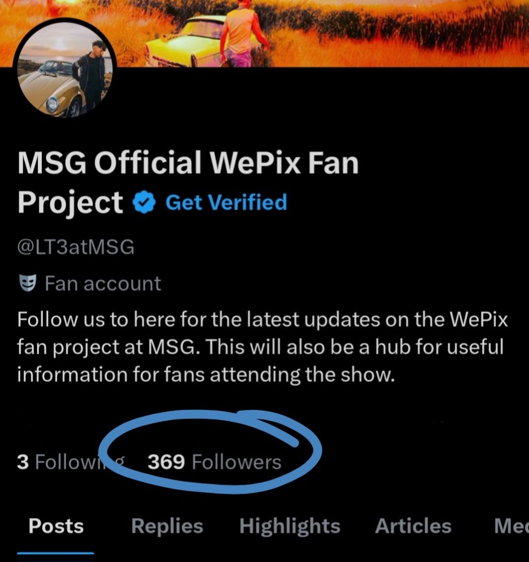 MSG Official WePix Fan Project (@LT3atMSG) / Posts / X