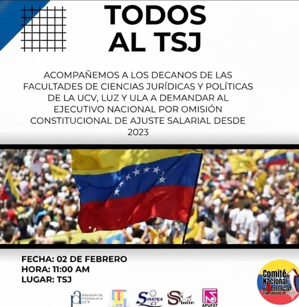 Basta de violar la Constitución.
Salarios Dignos para l@s trabajador@s .
Ya están liberando a los trabajadores presos por reclamar sus derechos. 
Ahora deben aumentar los salarios en función de la Canasta Básica (salud, educación, alimentación, servicios básicos)
