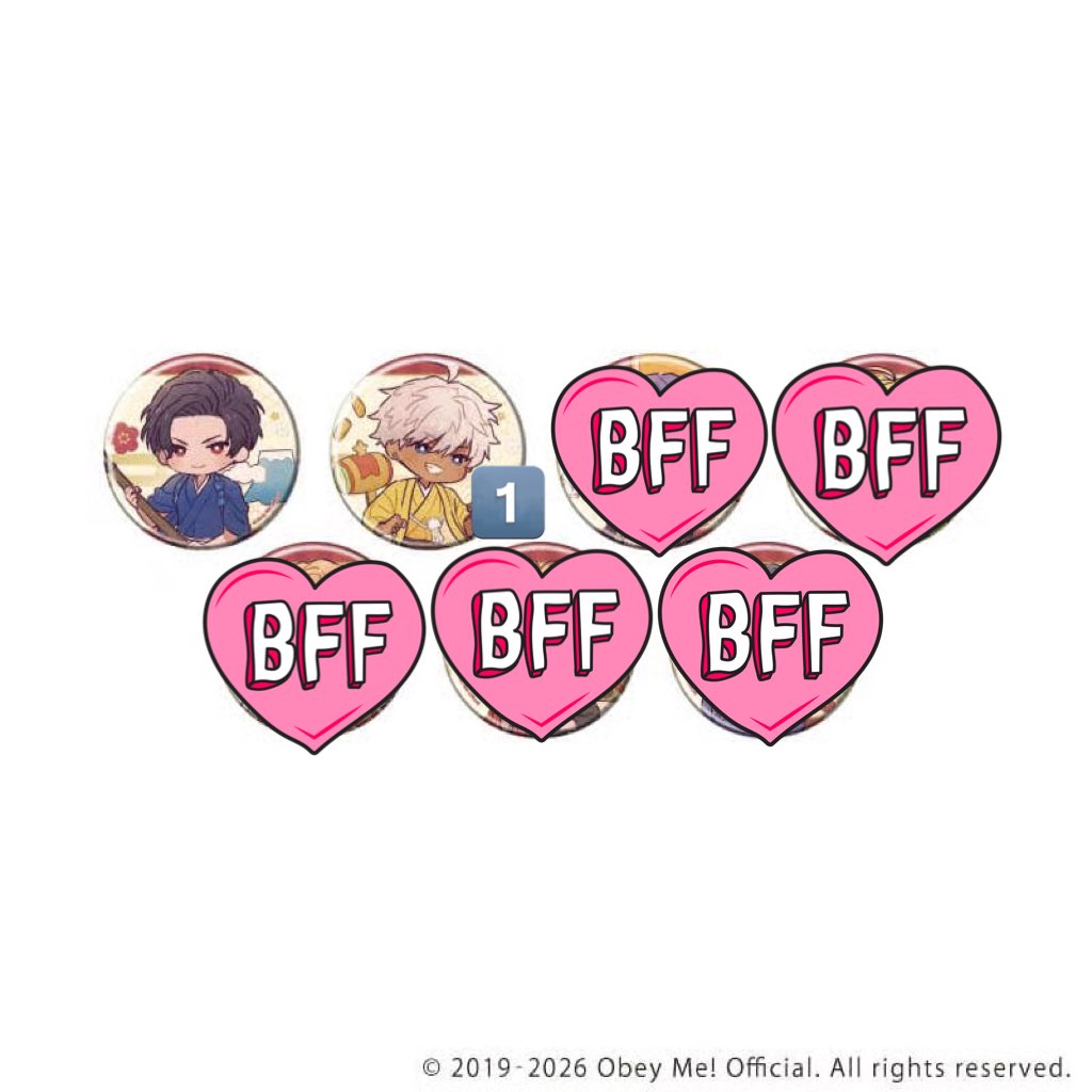 交換】obey me! おべいみー オベイミー おべない 缶バッジ ぷち