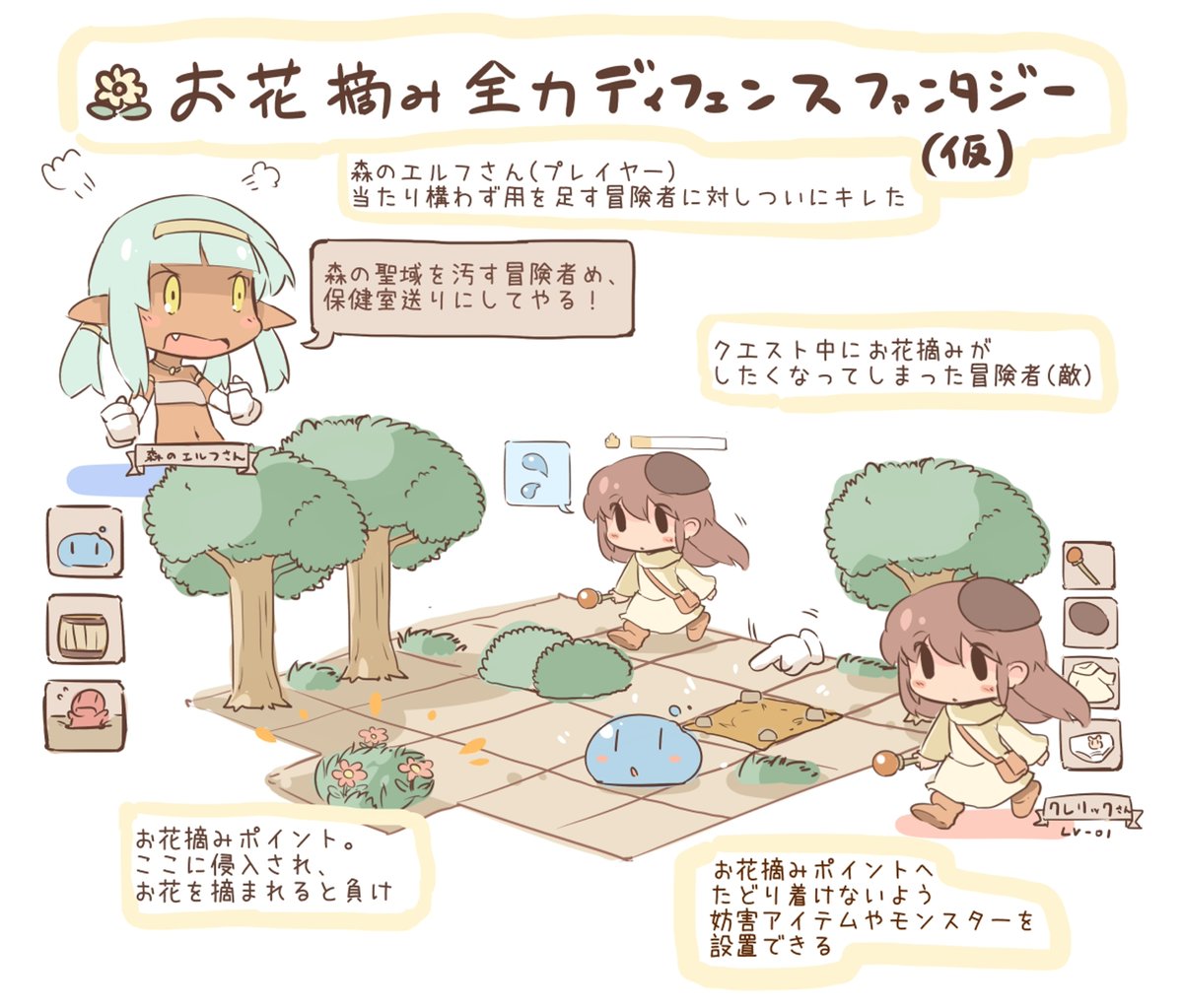 クレリックさん 最初に描いたのが2016年2月なのでそろそろ10周年です 
