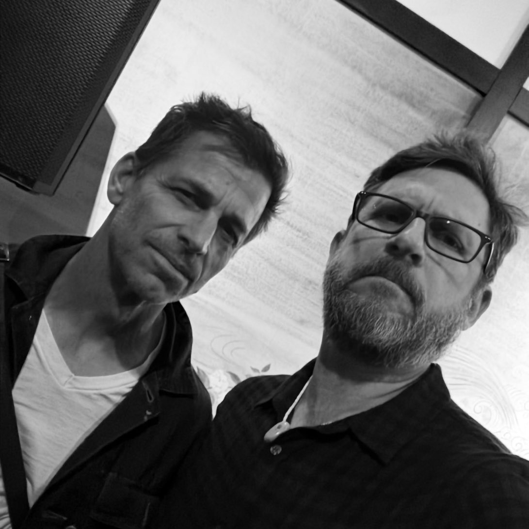 screenrant's tweet photo. 📸 | Zack Snyder and David Ayer together recently in a newly shared photo. https://t.co/tGGOYcV9Pk