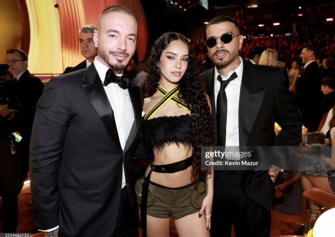 Daniela stuns with Rauw Alejandro and J Balvin at the #GRAMMYs 

#KATSEYE <a href="/katseyeworld/">KATSEYE</a>