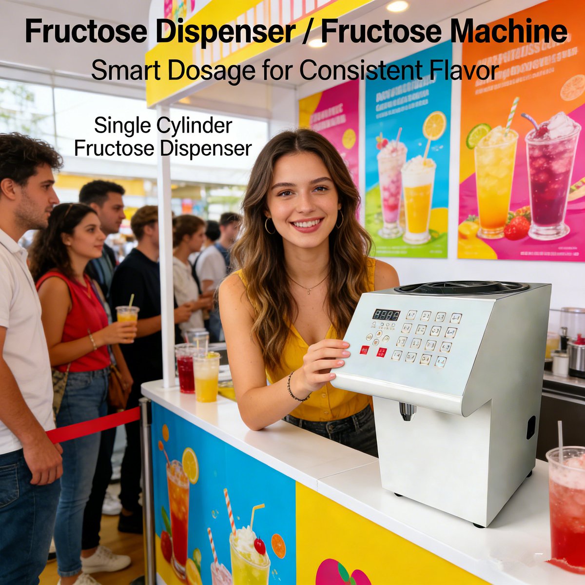 ljngl289216's tweet photo. ๐จ Bubble Tea Shop Owners | Say Goodbye to Syrup Waste and Inconsistent Flavor Still troubled by inaccurate manual sugar addition, sticky countertops, and lost customers due to inconsistent flavor? #FructoseDispenser #SyrupDispenser #BubbleTeaShopEquipment #CoffeeShopSupplies https://t.co/K9fjDc3Ada