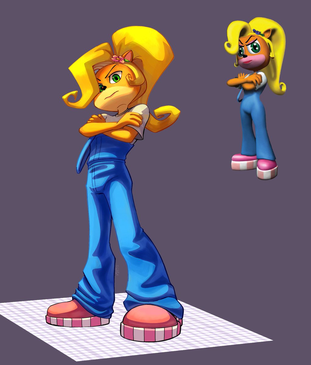 I did the thing  (⁠｢⁠`⁠･⁠ω⁠･⁠)⁠｢
 #CrashBandicoot 
#cocobandicoot