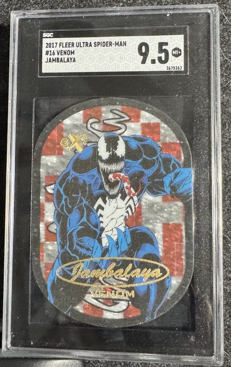 2017 Fleer Ultra  Venom Jambalaya SGC 9.5  
🔗 ebay.com/itm/1681114263…  🕸️
 #ad