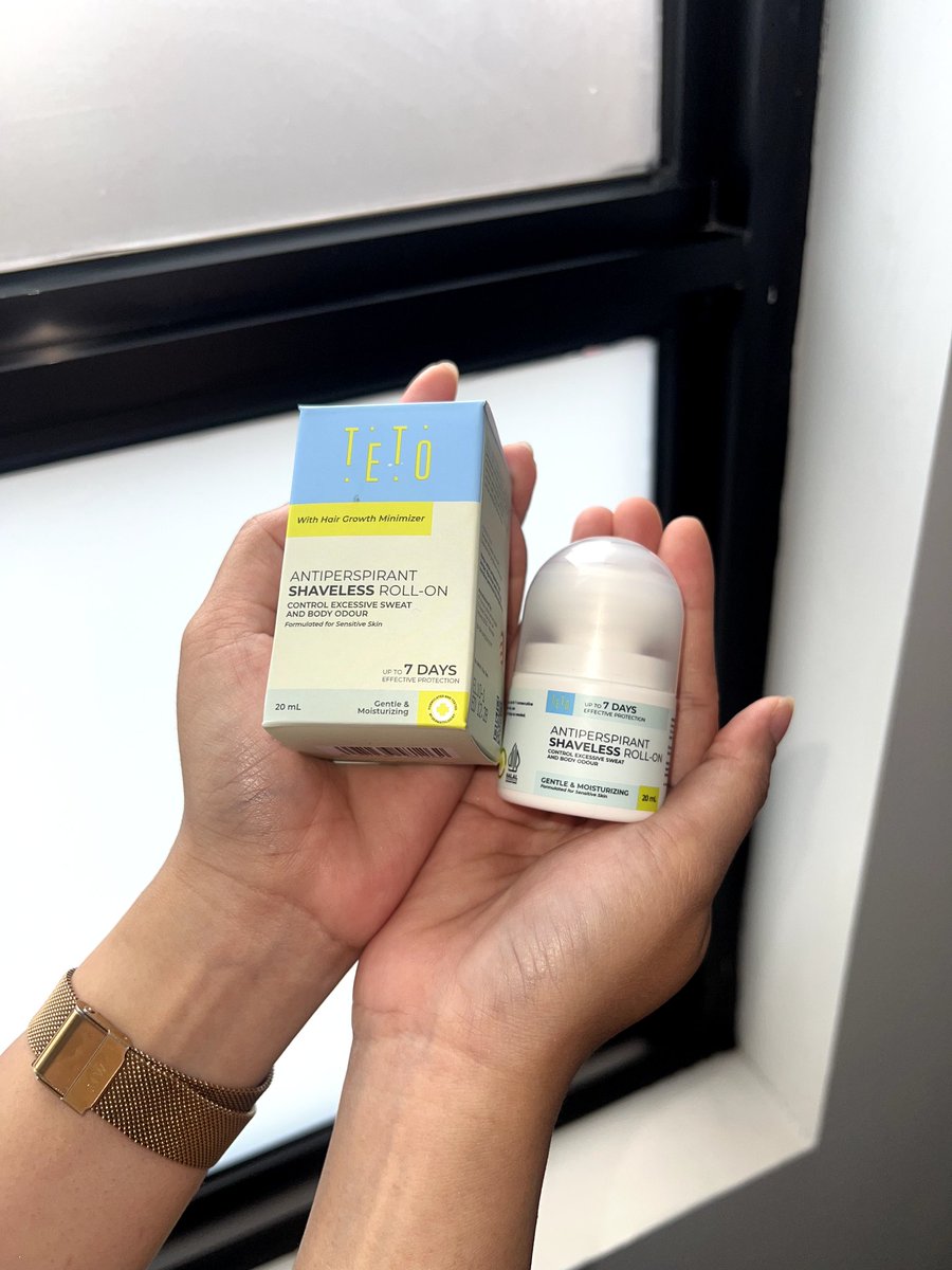 Bye Bau Badan 🥰
Gak cuma nahan bau 7 hari, tapi juga membantu minimalkan bulu ketiak. Solusi buat yang suka pake lekbong!
🎁 HARGA SPESIAL DISC 50%++
🛒 Link: id.shp.ee/zXg4iNW
@teto_id #TETOAntiperspirant #TETOShaveless #GlowUpWithTETO #TETONewProduct