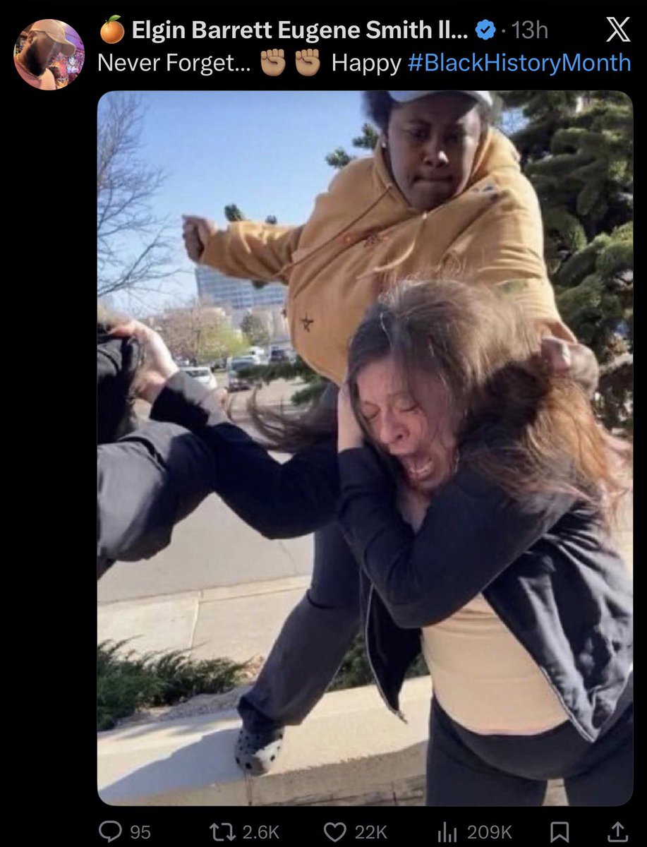 AmiriKing's tweet photo. I’ve notice that the majority of ‘happy black history month’ posts from blacks are just them promoting violence against whites.

☕️ https://t.co/d75kgUQkl7