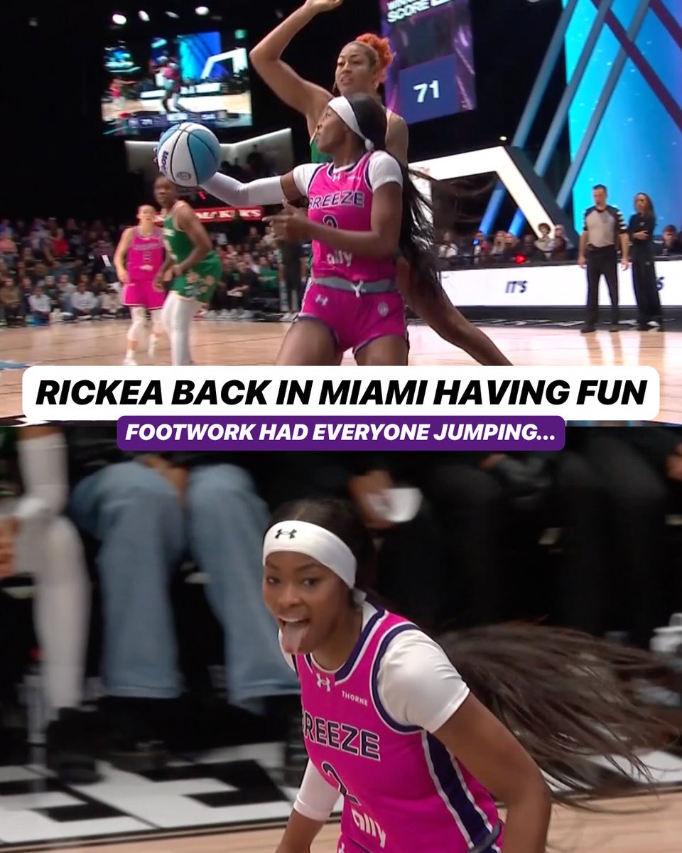 Unrivaledwbb's tweet image. RICKEA. JACKSON. 😮‍💨