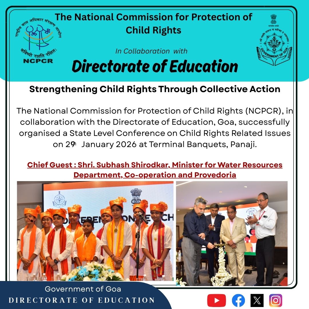 Directorate of Education, Goa tweet media