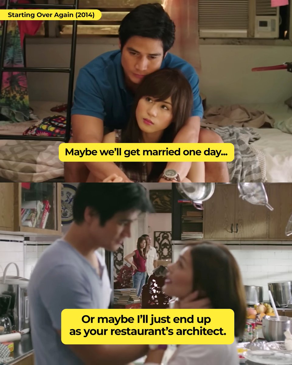 StarCinema's tweet image. Maybe our love story ends here, and that's OK 😌

#YouChangedMyLife #StartingOverAgain #SanaMaulitMuli