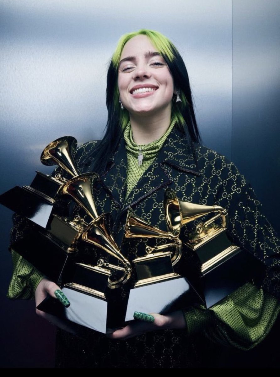 BillieSociety's tweet photo. Billie is now a 10x Grammy winner 

- 7 of her wins are from the main categories! https://t.co/vwZ7pUNpbF