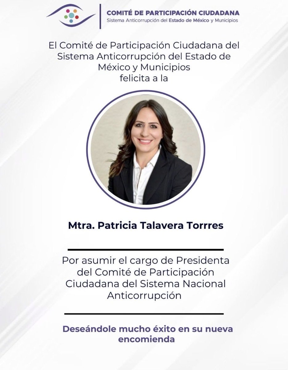 Patitalavera's tweet photo. Agradezco mucho las felicitaciones, cuenten con mi apoyo para continuar trabajando de forma colaborativa. #SNA #integridad https://t.co/YSPvWpj4hQ