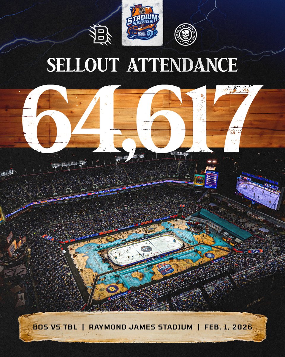 Way to rock at <a href="/RJStadium/">RaymondJames Stadium</a> 🔊