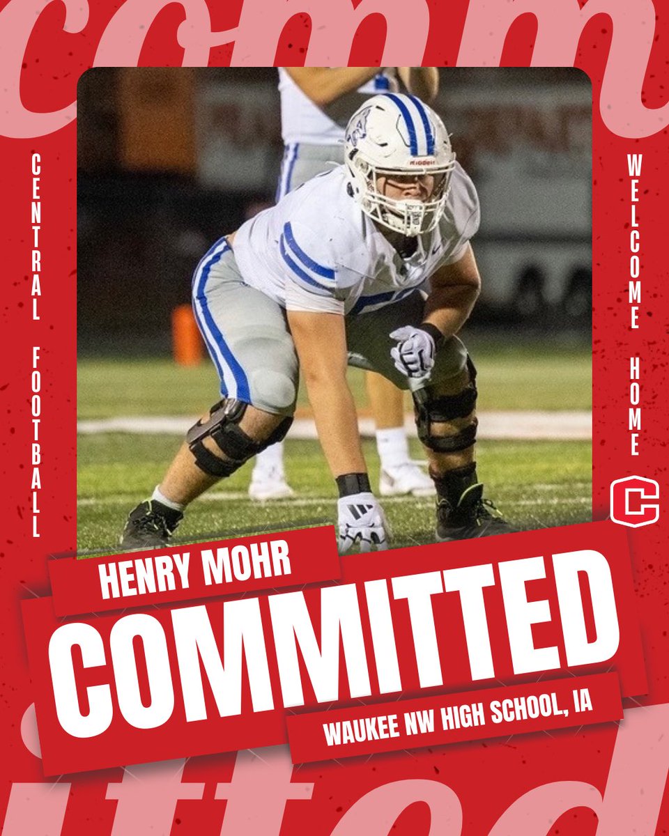 Exited to announce my commitment to play football at Central College! 
<a href="/CentralDutchFB/">Central Football</a> <a href="/MChorowicz/">Mike Chorowicz</a> <a href="/mac4fb/">Jeff McMartin</a> <a href="/Max_Race/">Max Race</a> <a href="/WaukeeNWFB/">Waukee Northwest Wolves Football</a>