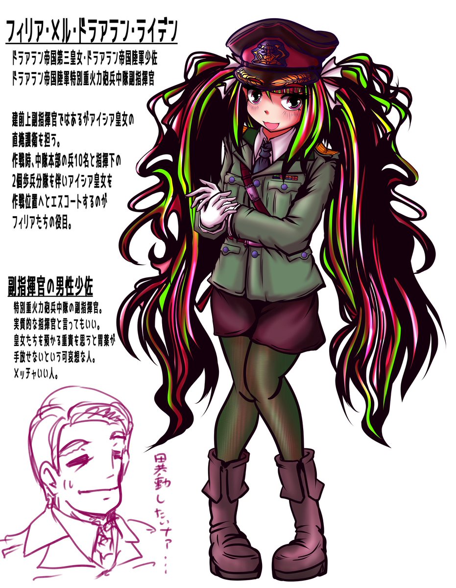 お昼なのでうちのツインテール担当 