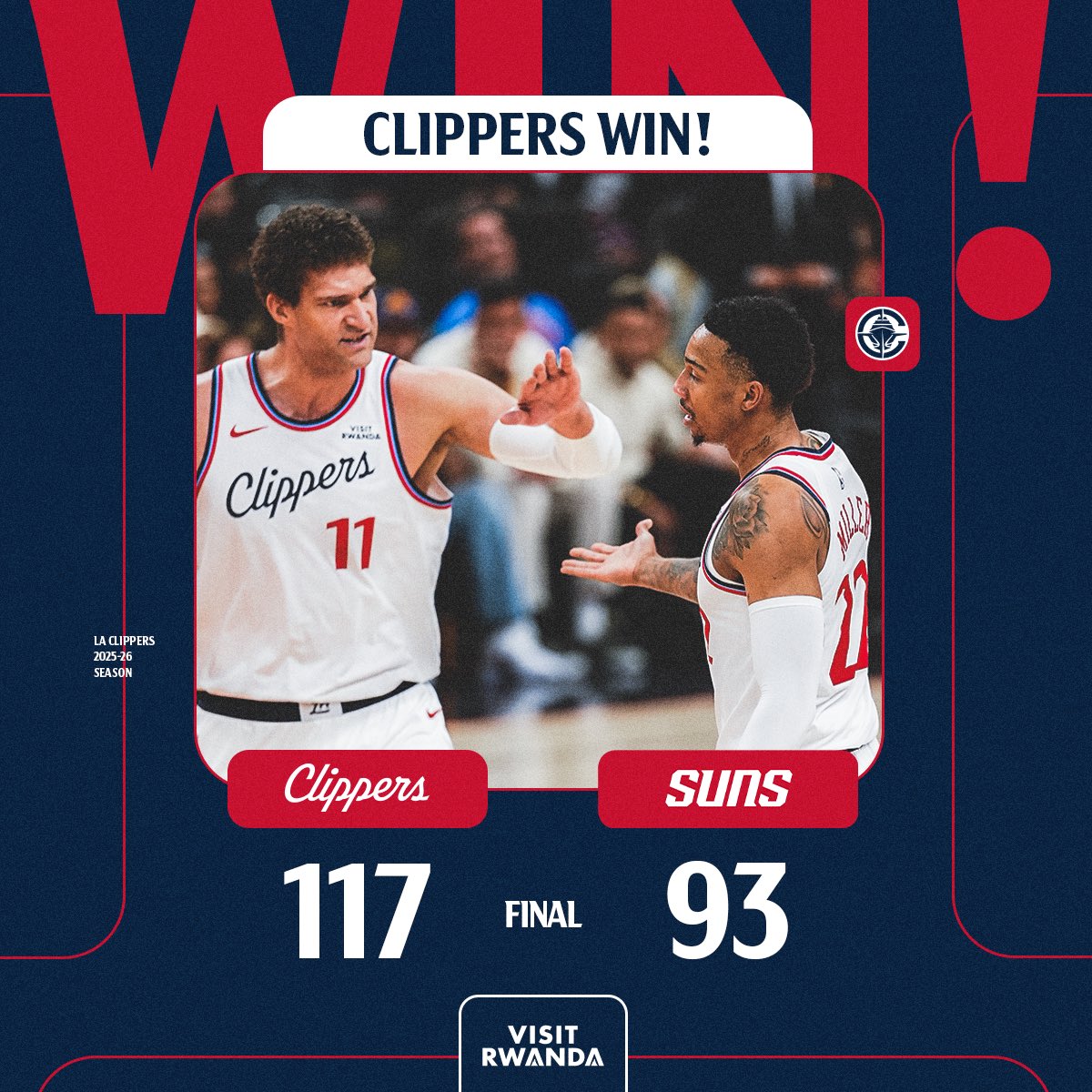 CLIPPERS WIN‼️