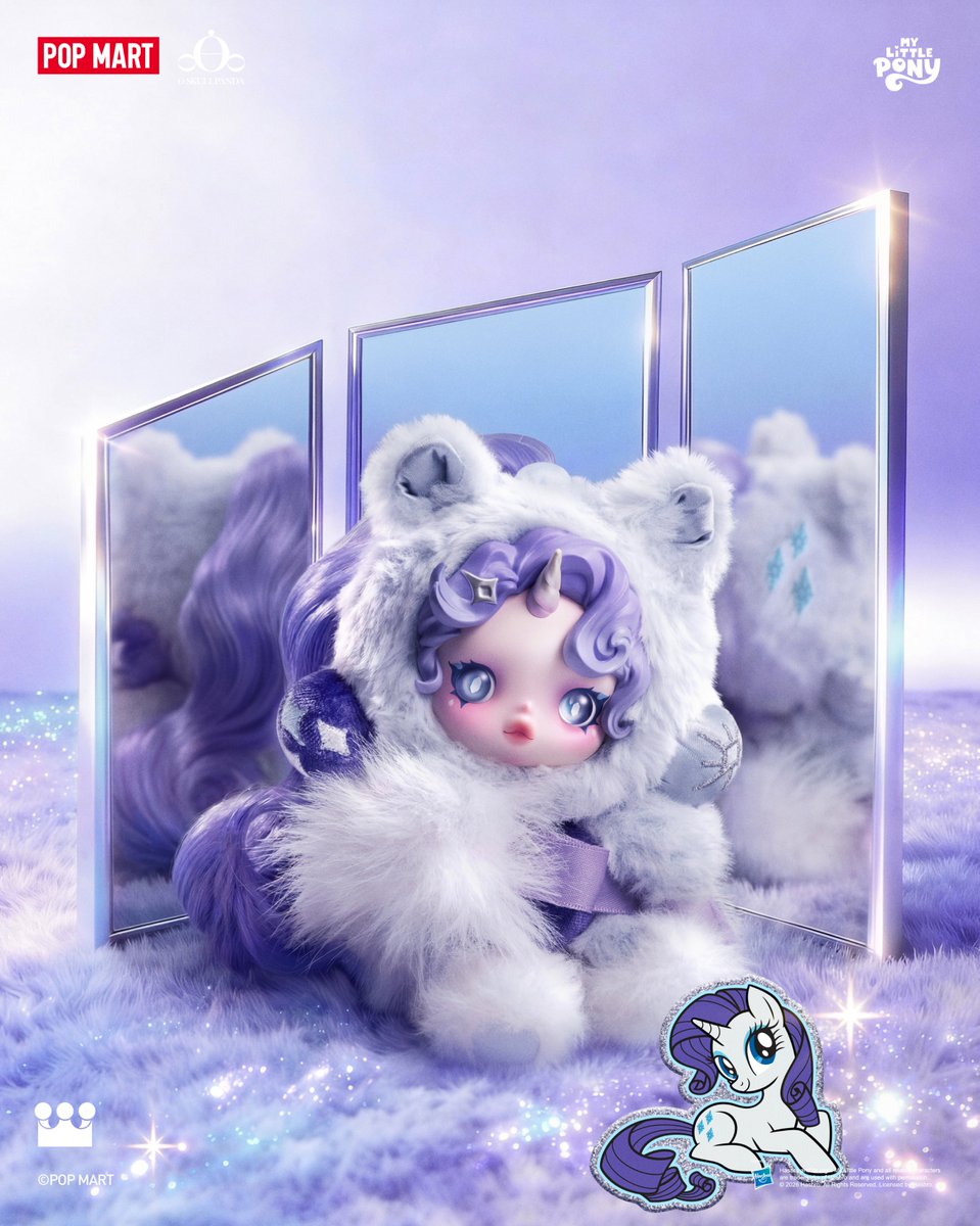 popmart_us's tweet photo. SKULLPANDA × MY LITTLE PONY SERIES PLUSH DOLL PENDANT
Unleash your creativity. Find what you love. Feel free.
Layered fabrics and playful hair, made to mix, match, and mess with your way, your rules.
✅ Available 02/06
#POPMARTUS #popmart #mylittlepony #plushies #blindboxes https://t.co/QCLyuswUOa