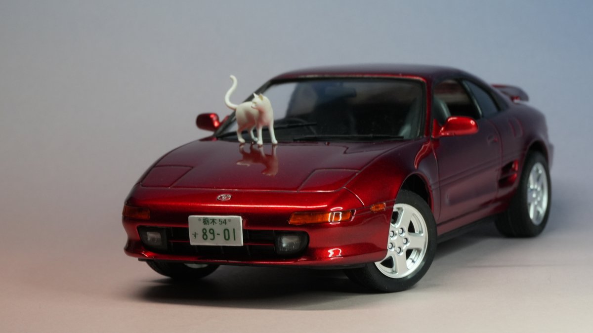 MichuoChannel's tweet photo. MR-2 SW20 FUJIMI 1:24
個人的に思い入れのある車です(*´ω｀*)

https://t.co/3wnxJOOeet

#フジミ模型 #carmodels #plasticmodel https://t.co/QLmm32biYF