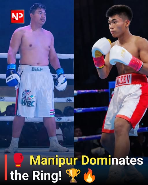 Twin triumph for #Manipur in Kolkata!

Laishram Deep clinches the IBC Title Belt, while Jendeev Thingbaijam seals a stunning 2nd-round KO. Trained at Aztecs Fight Studio, both outclass Punjab opponents and bring pride home. 

#ManipurPride #Kolkata #NorthEast <a href="/BiswajitThongam/">Th.Biswajit Singh</a>