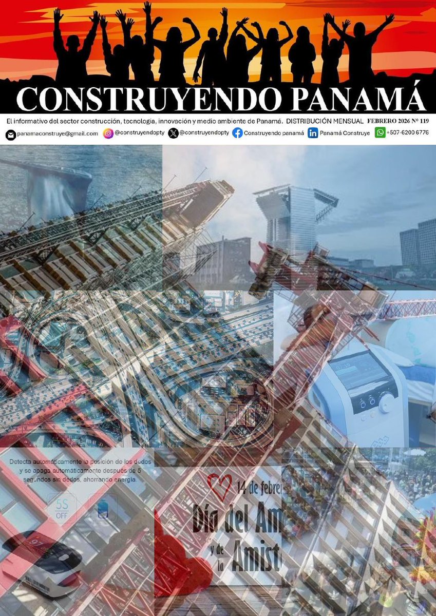construyendopty's tweet photo. Disfruta de la Edición del Mes de Febrero 2026 de la Revista Construyendo Panamá
https://t.co/BBwcQomUFZ https://t.co/YxBNJGKUzs