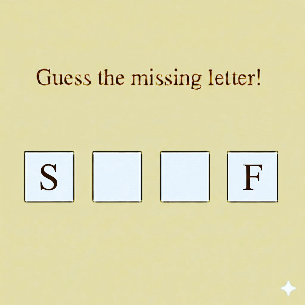 Guess the missing number ..! 
Winner got 1000$