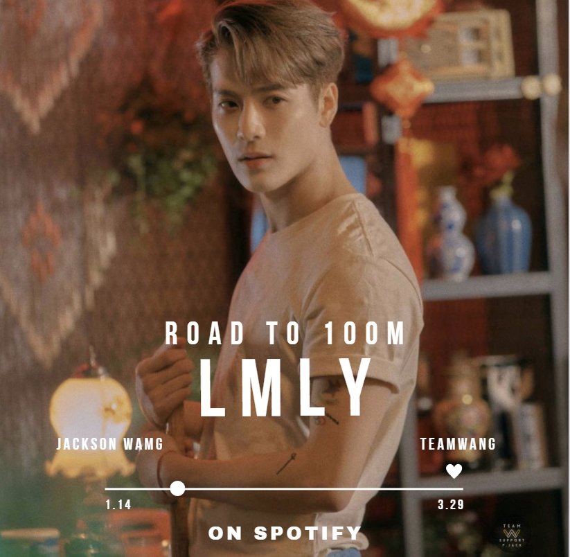 SupportPJack's tweet image. ภารกิจพิชิต 100M Streams On Spotify (เพลงที่3)

LMLY 
📈 97,058,933 (+42,689)

🔗open.spotify.com/track/3kPoV6L9…

#JacksonWang #王嘉尔 
#잭슨 #TEAMWANG