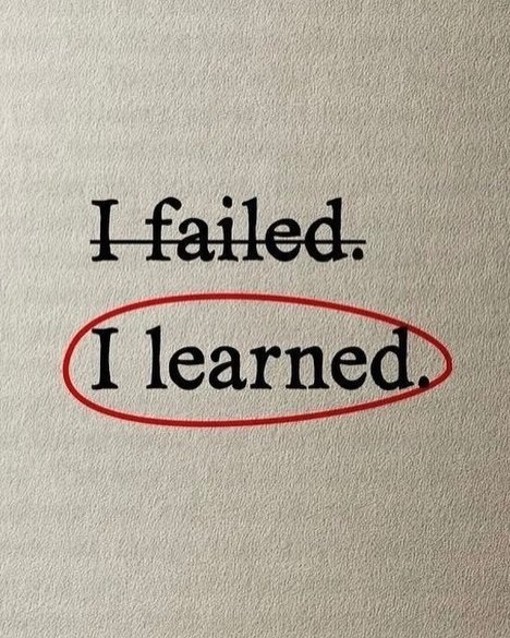 I learned.