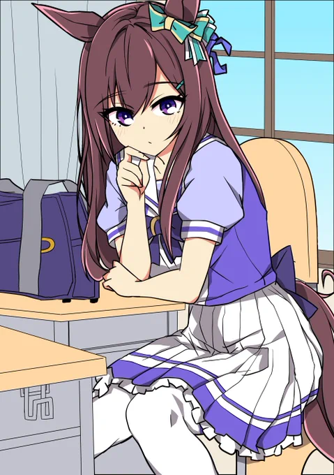 こっち見てるメジロドーベル