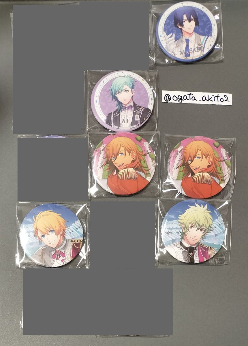 交換】うたプリ WL ワンダーランド 缶バッジ 譲) ジュエリー：☆真斗