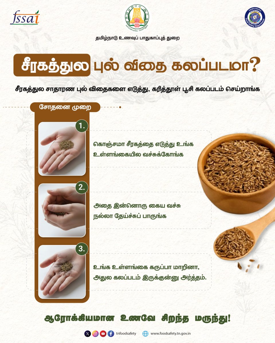 Tamil Nadu Food Safety tweet media